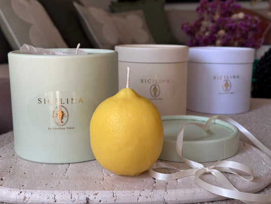 Handmade Lemon Candle | SICILINA