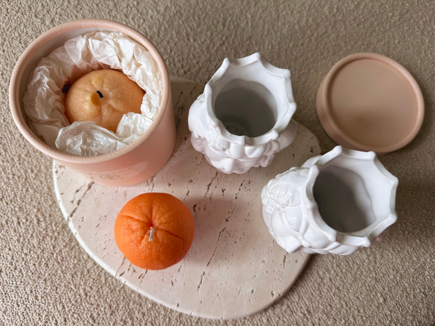 Handmade Orange Candle | SICILINA