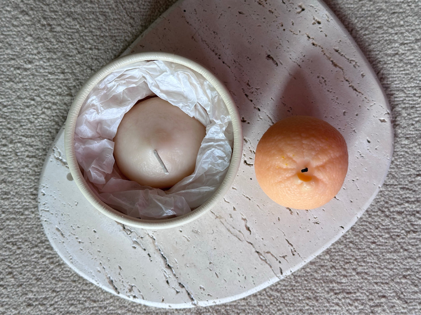 Handmade Orange Candle | SICILINA