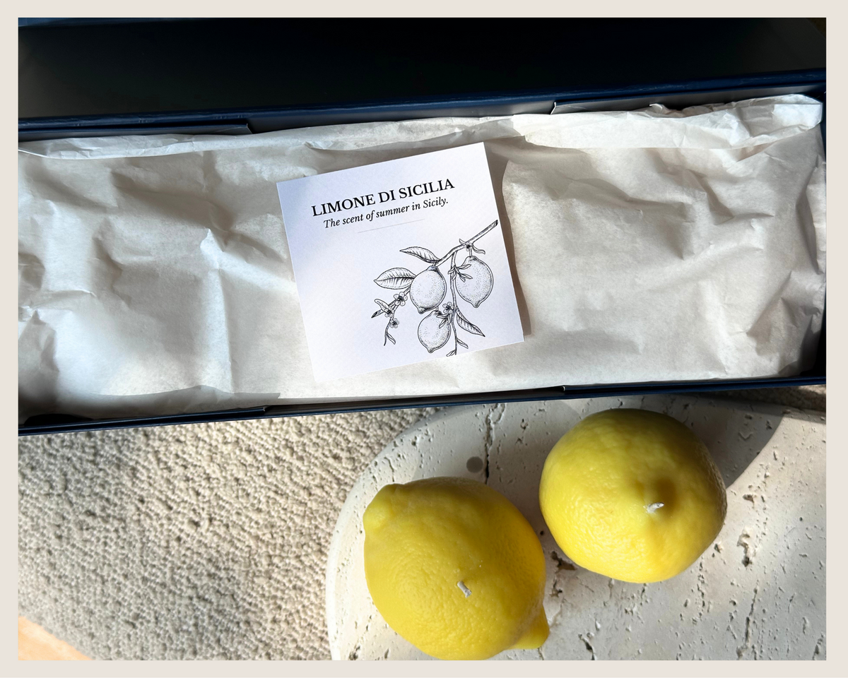 Sicilian Lemon Candle Set | Set of 4