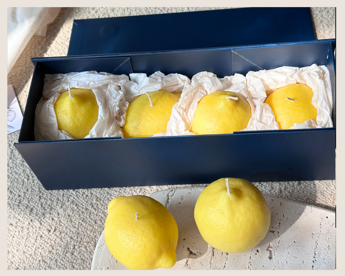 Sicilian Lemon Candle Set | Set of 4
