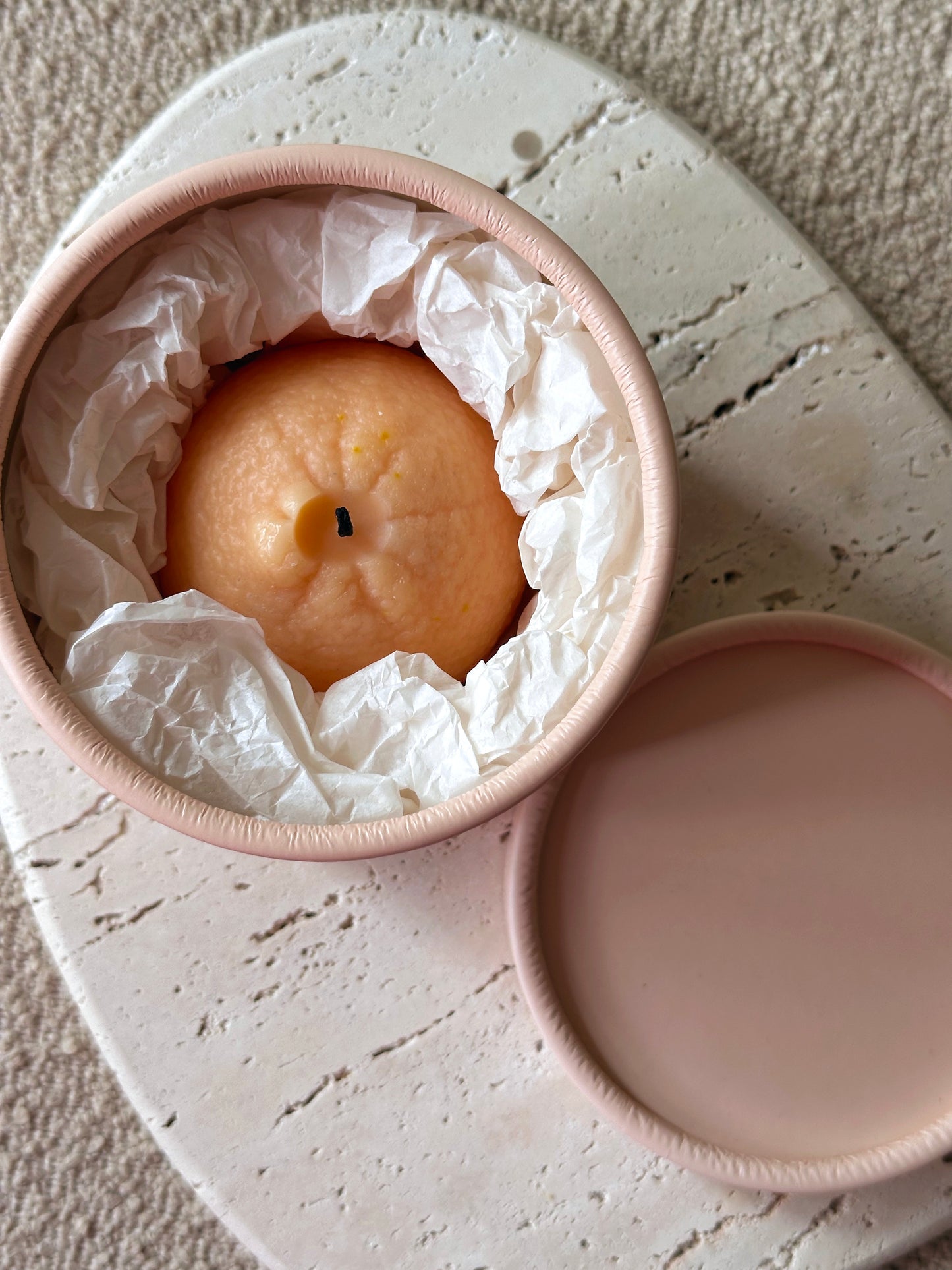 Handmade Orange Candle | SICILINA
