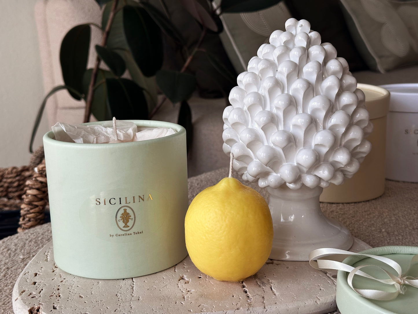 Sicilian Lemon Candle Set | Set of 3