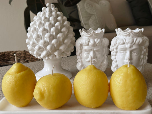 Sicilian Lemon Candle Set | Set of 4