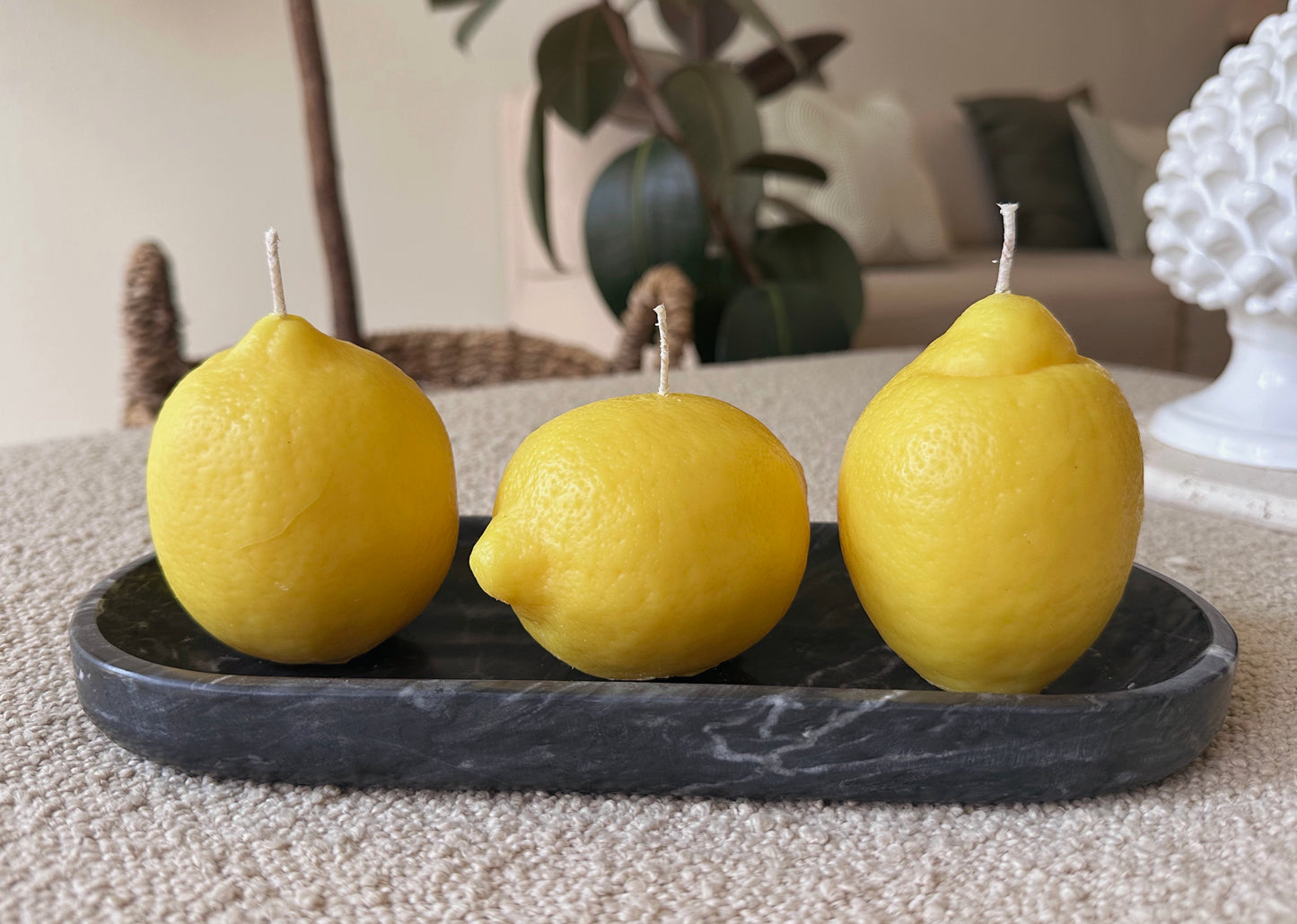Sicilian Lemon Candle Set | Set of 3