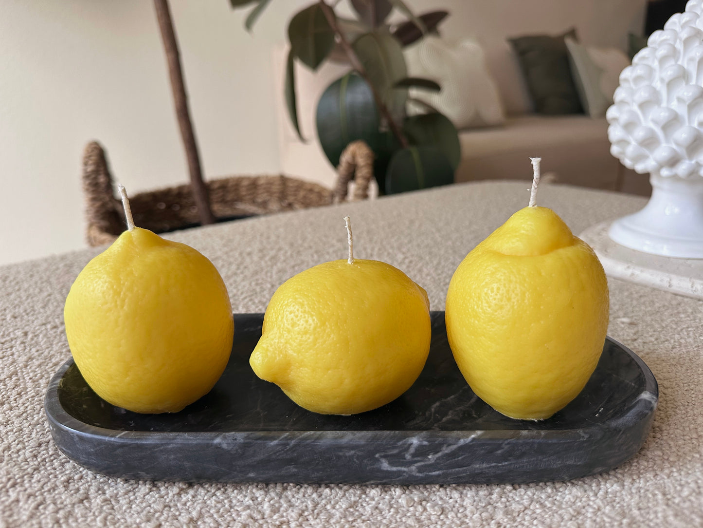 Sicilian Lemon Candle Set | Set of 3