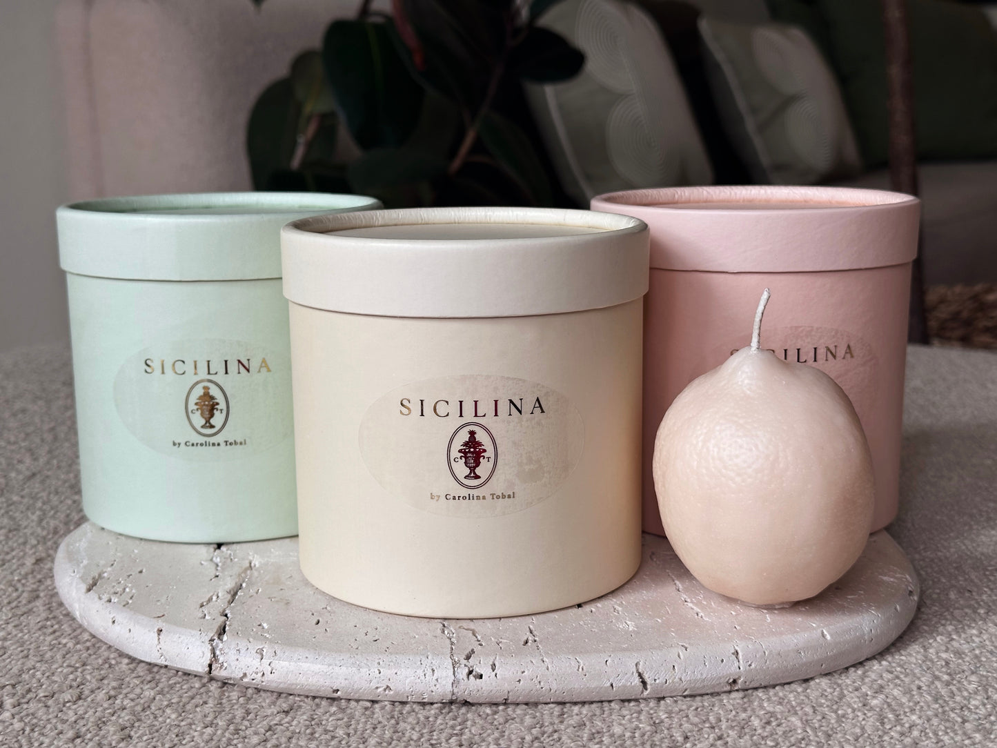 Handmade Lemon Candle | SICILINA