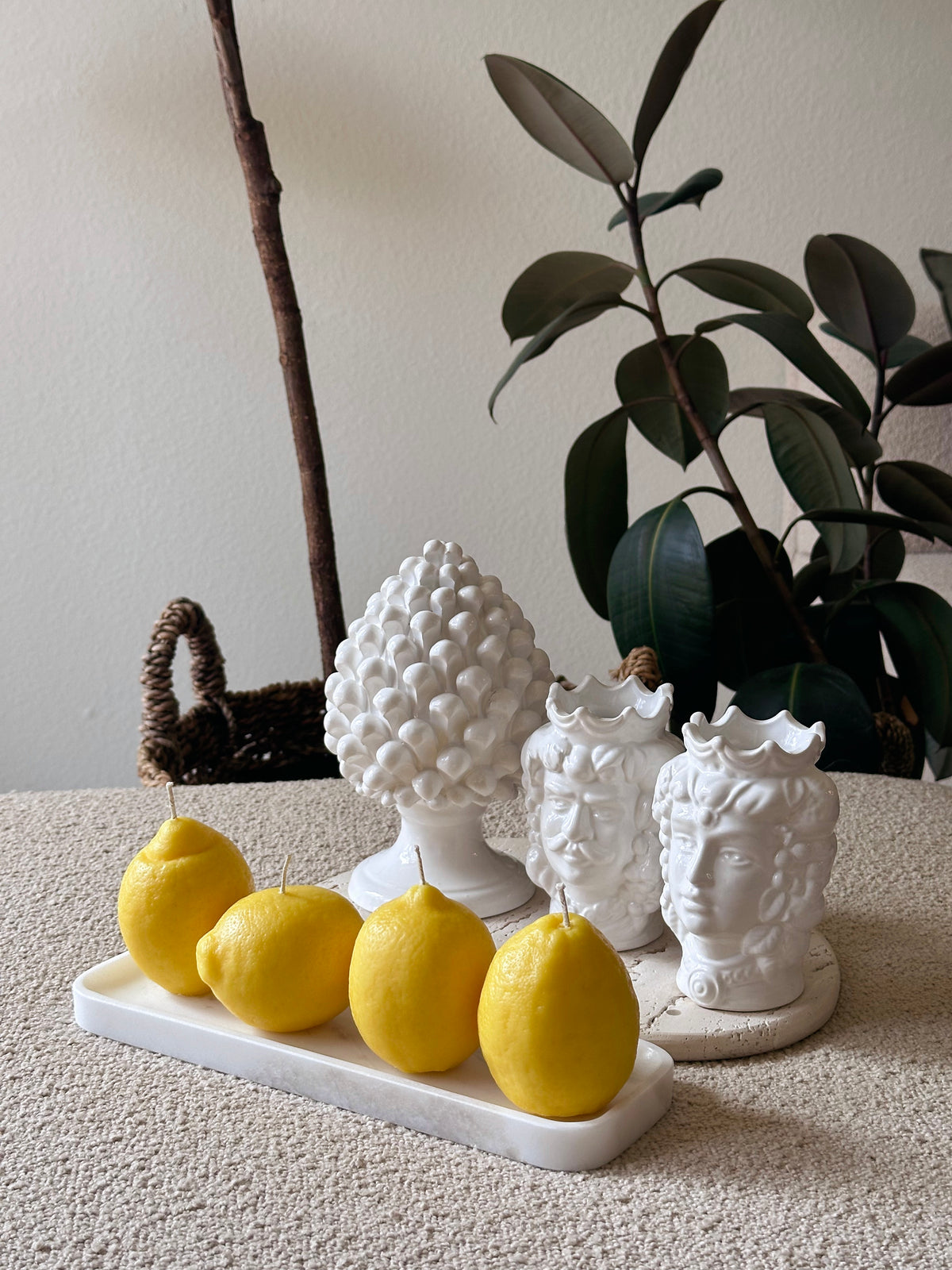 Sicilian Lemon Candle Set | Set of 4