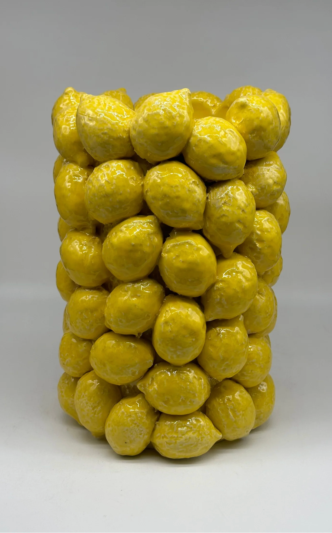 Large Lemon Vase | 13" Handmade Italian Ceramic
